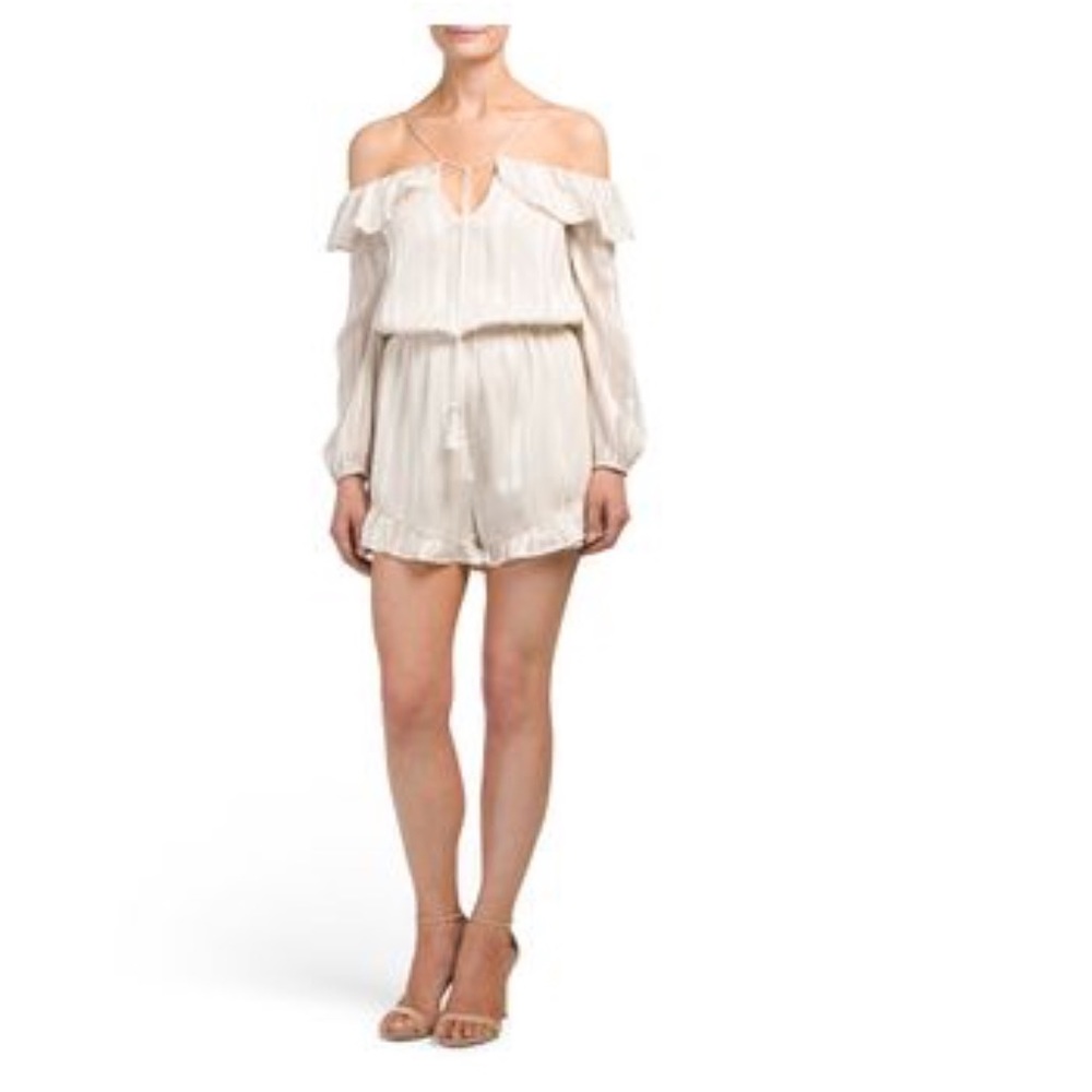 Cream Romper by JOA
